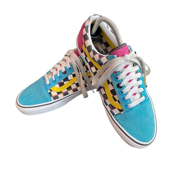 Vans Shoes - Vans Old Skool Crazy Checks Sneakers. Men's 7.5 - Women’s Size 9